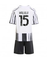Juventus Pierre Kalulu #15 Kotipaita Lasten 2025-26 Lyhythihainen (+ shortsit)